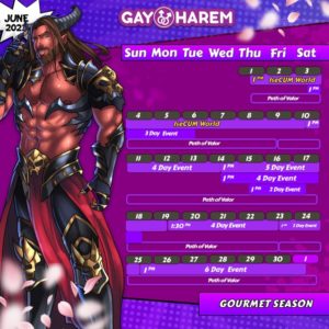 Gay Harem Adult Game June Events Calendar